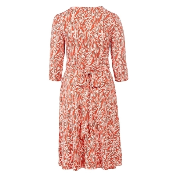 Leota Eliza Dress in Warped Zebra Chili Plus Size 2X - Picture 3 of 11